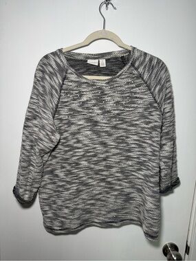 Chico’s Gray Knit Women's Sweater